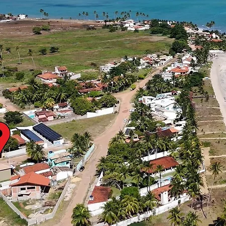 Malie Bangalo - Beach Tennis - Sauna - Praia De Tabuba, Alagoas Barra de Santo Antonio Exterior photo